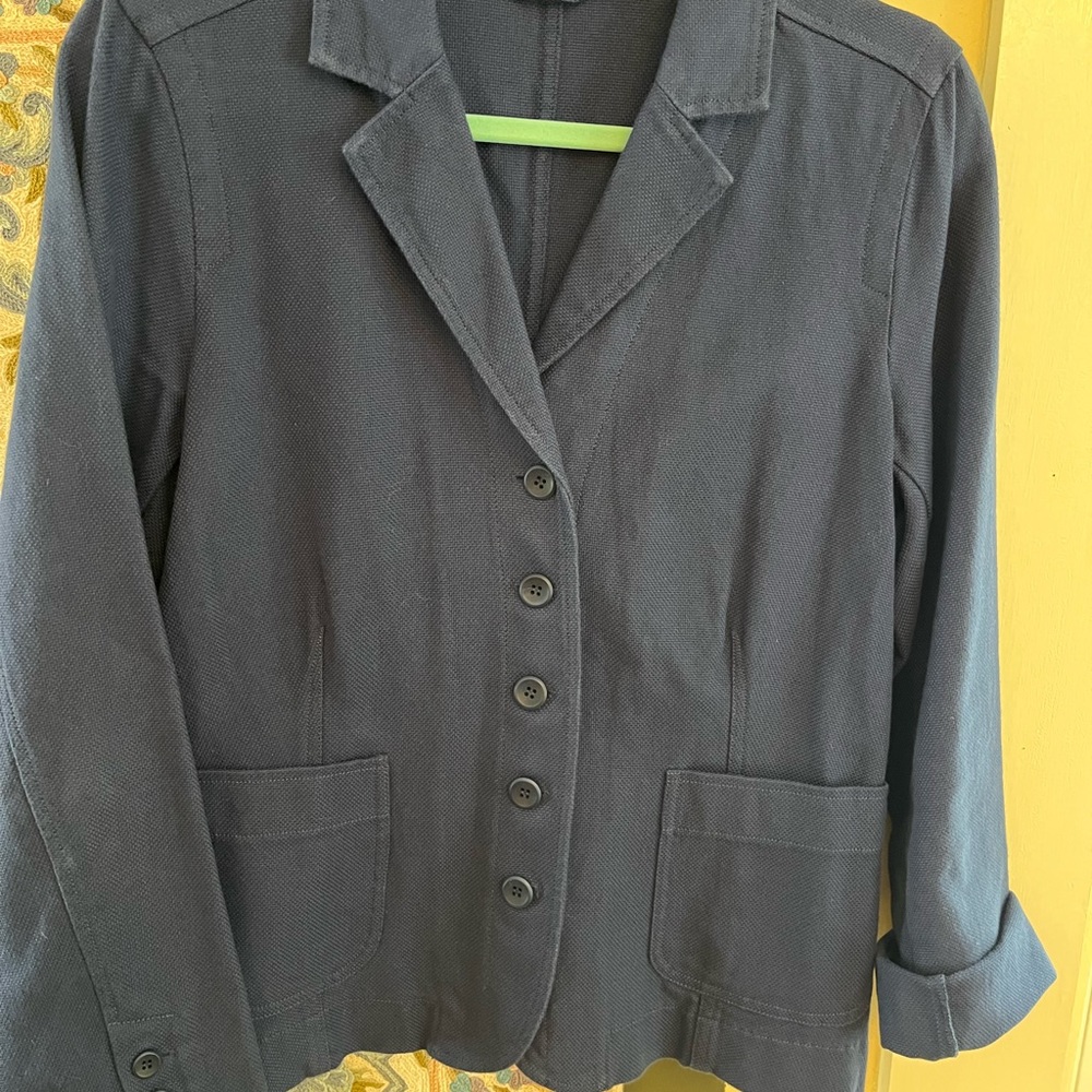 Eileen Fisher organic cotton blazer
